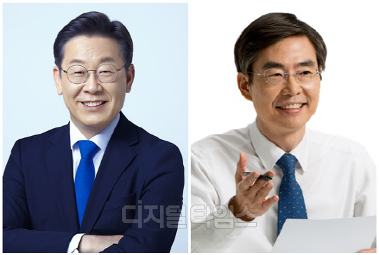 이재명(왼쪽) 더불어민주당 대표와 조경태 국민의힘 의원. <디지털타임스 DB, 민주당 제공>